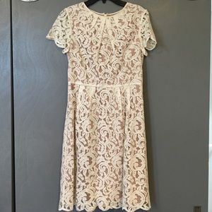 Ivory lace dress